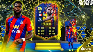 ¿TIENE LUGAR EN LA PREMIER LEAGUE  EDOUARD RECORD BREAKER 85 PLAYER REVIEW FIFA 22 ULTIMATE TEAM [upl. by Nolahs]