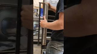 Removing Blodgett convection oven door repair kitchen restaurant service bluecollar [upl. by Haianeb]