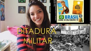 Resumo de História DITADURA MILITAR Débora Aladim [upl. by Schilt]