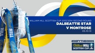 Dalbeattie Star 01 Montrose  William Hill Scottish Cup Second Round [upl. by Ettenan]