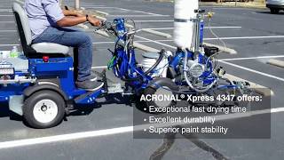 ACRONAL® Xpress 4347 – Superior performance for pavement markings [upl. by Eslek]