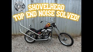 Shovelhead Top End Noise Diagnosed Guide to Fitting New Front Wheel and Machining Custom Spacers [upl. by Ybrek723]