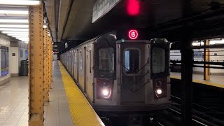 IRT Lexington Avenue R62A R142 amp R142A 6 Local trains  96th Street [upl. by Accem362]