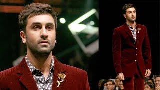 Lakme Fashion Week 2015  Ranbir Kapoor walks as the SHOWSTOPPER [upl. by Onitnatsnoc]