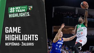 Neptūnas  Žalgiris  Game Highlights  20240417 [upl. by Alimak372]