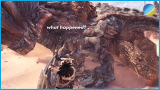 I Made a mistake I shouldnt have  MHW Barroth Meets Great Sword [upl. by Topliffe]