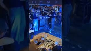 Waitress Drops Beer Bottle And It Launches Into Crowd comedy fail [upl. by Jeffrey]