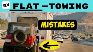 4 BIG RV Flat Towing MISTAKES Ultimate Guide To Flat Tow Any Car [upl. by Daveen827]