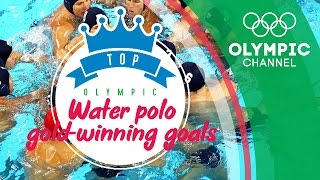 Top Water Polo Gold Medal Goals [upl. by Maroney]