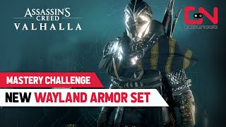 AC Valhalla NEW Wayland Armor Set Showcase  Mastery Challenge Update [upl. by Nostaw]