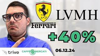 💰 FERRARI ed LVMH PRONTE a PARTIRE [upl. by Corenda]