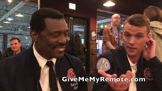 TBT CHICAGO FIREs Eamonn Walker and Jesse Spencer on the Fire Stunts and Important Relationships [upl. by Orual]