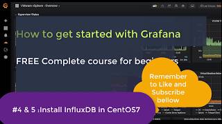 2 Grafana Monitoring  FREE Beginner course  Install InfluxDB in CentOS 7X [upl. by Etnahc]