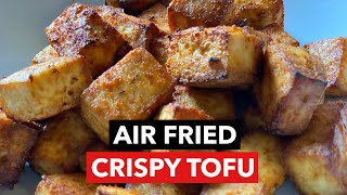 AIR FRYER TOFU RECIPE  NINJA FOODI  VEGAN RECIPE [upl. by Yekim]