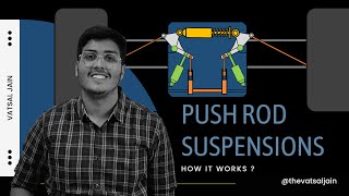 Pushrod Suspension geometry  How pushrod suspension works   Formula 1 Suspensions [upl. by Almena52]