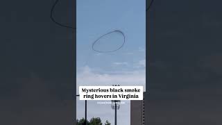 Mysterious Black Smoke Ring Hovering in the Sky Baffles Locals [upl. by Xet]