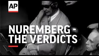 NUREMBERG  THE VERDICTS  Nuremberg Trial [upl. by Udela]