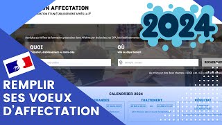 Comment remplir ses voeux daffectation post 3ème MAJ 2024 [upl. by Aerdma]