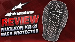 Alpinestars Nucleon KR2i Back Protector Review from Sportbiketrackgearcom [upl. by Booma281]