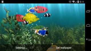 Aquarium Live Wallpaper [upl. by Aihcrop330]