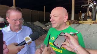 Luciano Hang visita as obras da Havan em Francisco Beltrão [upl. by Lehcem]