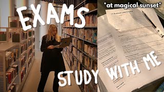 Business Student Exam Season 🇬🇧📚 Study With Me  Vlog [upl. by Telrats]