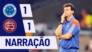 CRUZEIRO EMPATA COM MINEIRÃO LOTADO CRUZEIRO 1 X 1 LANÚS  DECISÃO FICA PARA O SEGUNDO JOGO [upl. by Nae]