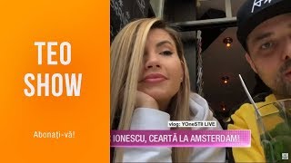 Teo Show 11032019  Ana si Tudor Ionescu cearta la Amsterdam Ce surpriza ia pregatit [upl. by Leary292]