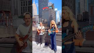 Jamming with Blu DeTiger on a NYC rooftop [upl. by Fidelio]