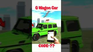 G Wagon Cheat code in indian bike driving 3d indian bike driving 3d new update short [upl. by Nosydam]