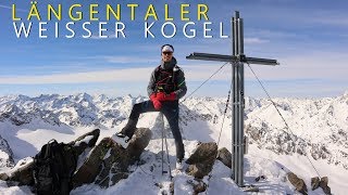 Längentaler Weisser Kogel 3218m  Traumhafte Skitour mit tollem Panorama  Sellrain [upl. by Okechuku]