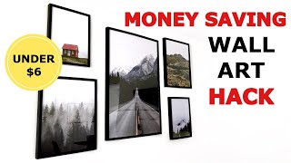 MONEY SAVING HACK Wall Art Prints  Jessica Melgoza [upl. by Nosraep]