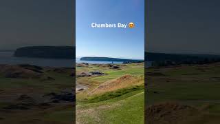 Chambers Bay Golf Course golfer [upl. by Siuqcram]