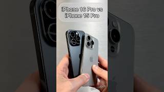 iPhone 16 Pro vs iPhone 15 Pro🔥Black vs Natural Titanium shorts trending apple iphone16pro [upl. by Devitt78]