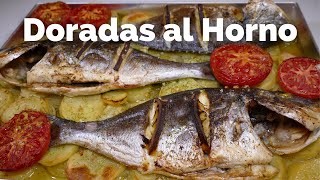 Doradas al Horno  RECETA CASERA  Ricas y Fáciles de hacer [upl. by Wildermuth]