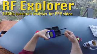 RFExplorer 6G  spectrum analyser for 58GHz FPV video [upl. by Roe]