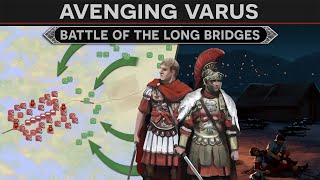 Avenging Varus  Battle of the Long Bridges 15 AD DOCUMENTARY [upl. by Nilyaj]