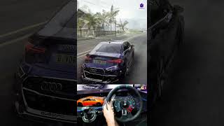 Audi RS3 in the Storm ️audi rs3 forzahorizon5 logitechg29 rain youtube [upl. by Meerek]