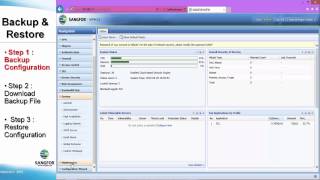 SANGFOR NGFW Backup and Restore configuration [upl. by Harts458]