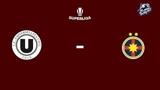 quotUquot Cluj Vs FCSB Etapa 16 SuperLiga 20242025 Live [upl. by Ybbob]