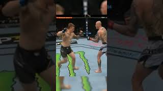 Anthony Smith destroys Jimmy Crutes leg with single leg kick  Slow motion [upl. by Devi]