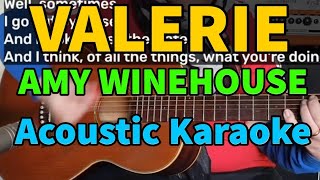 Valerie Amy Winehouse Karaoke [upl. by Yauqaj757]