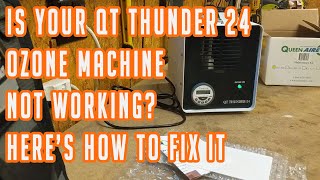 QT Thunder II Ozone Machine Maintenance Kit [upl. by Darraj240]