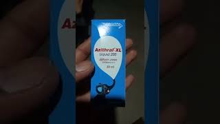 Azithral XL Liquid 200mg shortvideoplease subscribe my youtube channel [upl. by Olson433]