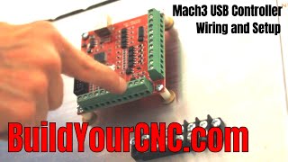 Mach3 USB Controller  Setup wiring and Configuration Part 1 [upl. by Nerrat]