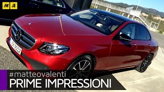 Nuova Mercedes Classe E 2016  Prime impressioni [upl. by Etiragram]