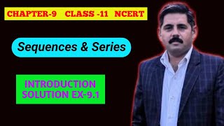 SEQUENCESSERIES  CLASS 11  INTRO amp EX91  NCERT [upl. by Ehctav338]