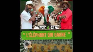 ARTHUR amp SAWE LÉLÉPHANT QUI GAGNE SOUTIEN AUX ÉLÉPHANTS [upl. by Kuehn]