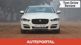 Jaguar XE Test Drive Review  Autoportal [upl. by Dyane]