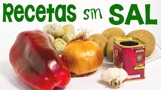 Recetas sin sal y con sabor contra la hipertensión arterial [upl. by Eslehc]